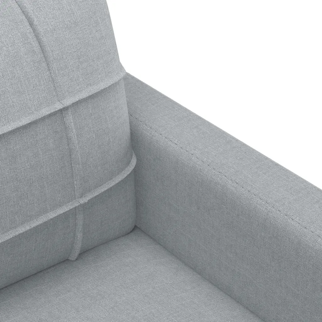 3 Piece Grey Sofa Set for Relaxation