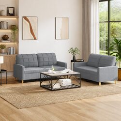 Practical 2-Piece Sofa Set for Cozy Living Spaces