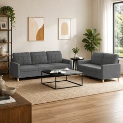 Two-Piece Sofa Set for Everyday Living