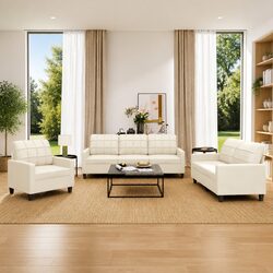 Practical 3 Piece Sofa Set for Everyday Use