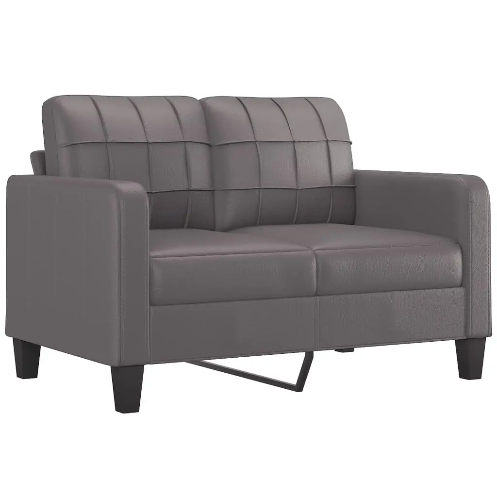 3 Piece Sofa Set Grey Modern Living Room Furniture Lounge Seating Suite with