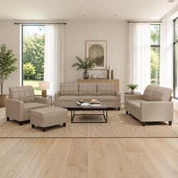 Ideal 4 Piece Sofa Set for Living Rooms and Lounging