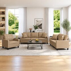 Versatile 3-Piece Sofa Set for Any Living Area