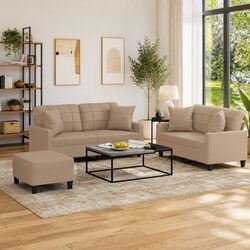 Versatile 3 Piece Sofa Set for Every Living Space