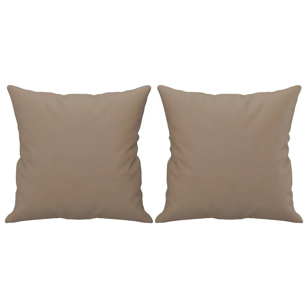 3 Piece Sofa Set Faux Leather Brown Compact Living Room