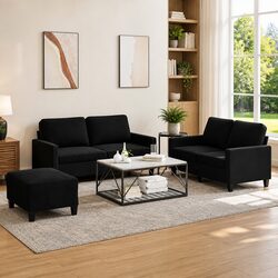 Practical 3 Piece Sofa Set for Everyday Living