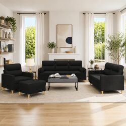 Versatile 4 Piece Sofa Set for Any Home Setting