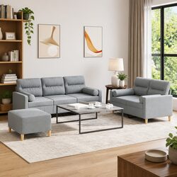 Functional 3 Piece Sofa Set for Any Living Space