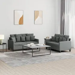 Functional Grey Sofa Set for Any Living Room Space