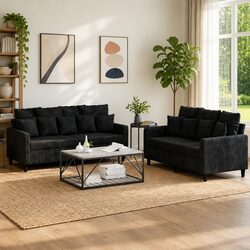 Ideal 2-Piece Sofa Set for Family Living Rooms