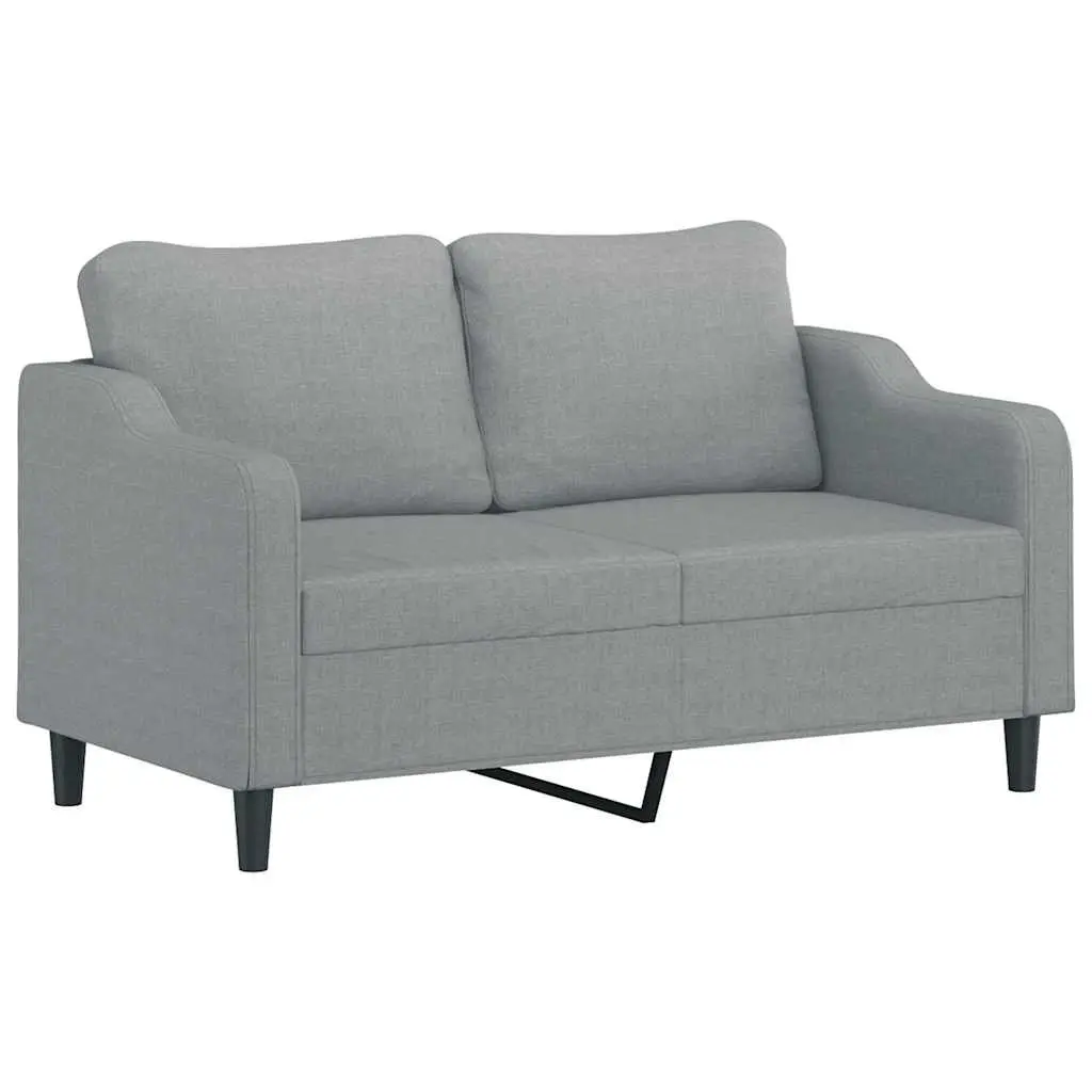 3 Piece Sofa Set Fabric Grey Living Room Lounge