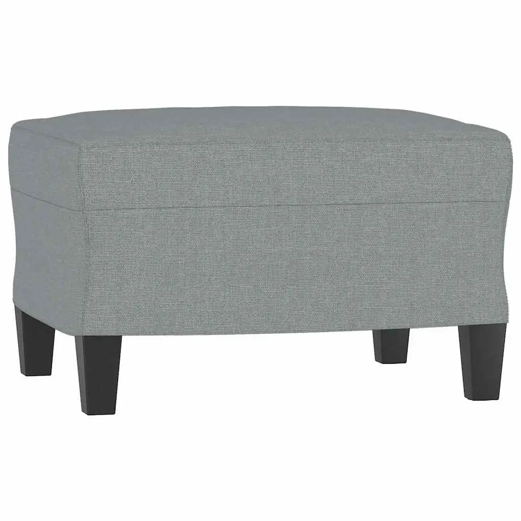 3 Piece Sofa Set Fabric Grey Living Room Lounge
