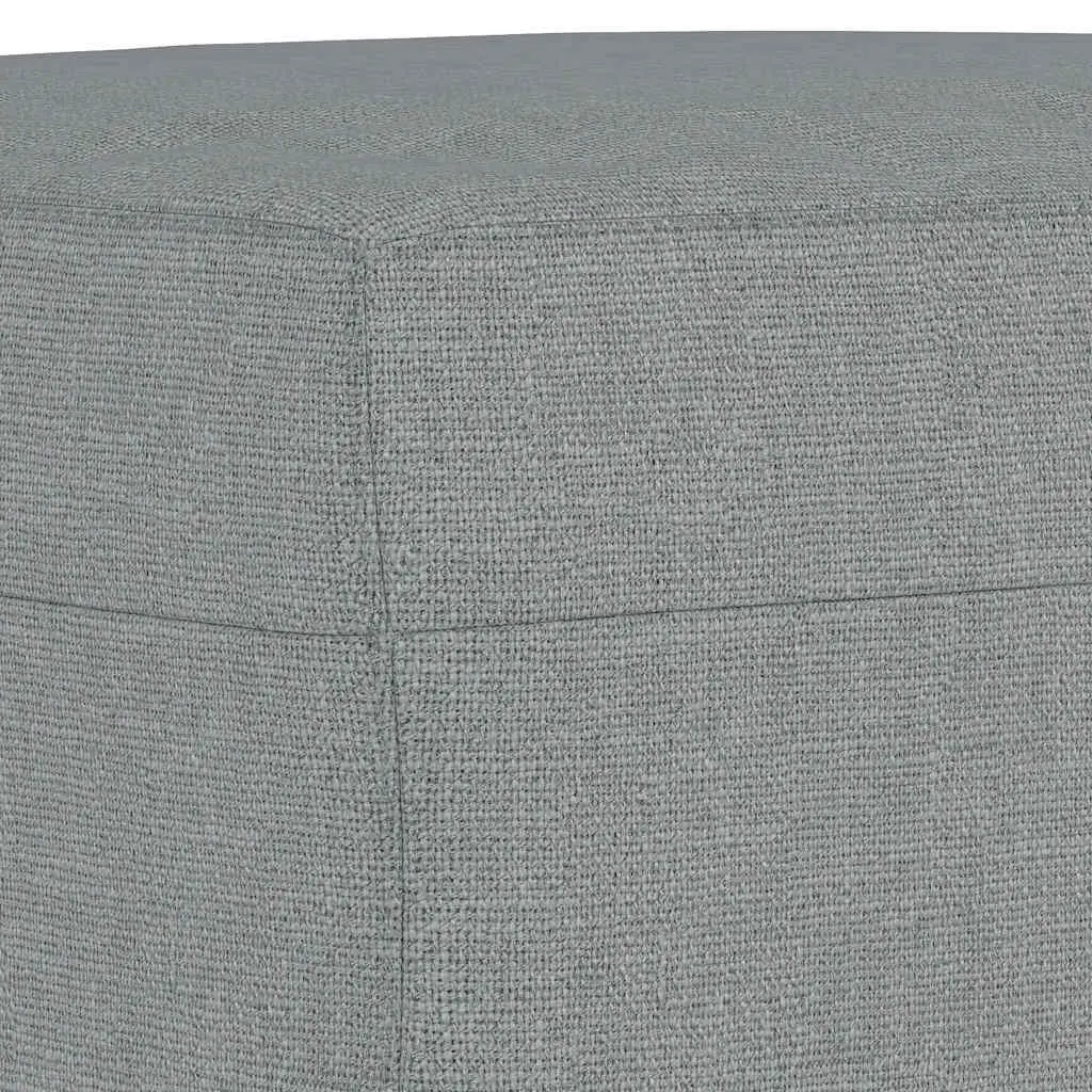3 Piece Sofa Set Fabric Grey Living Room Lounge