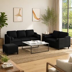 3-Piece Sofa Set for Diverse Living Spaces