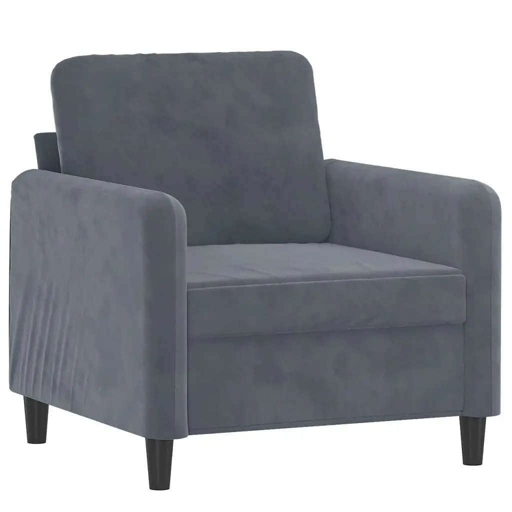 Grey Velvet Sofa Set for Relaxing Spaces