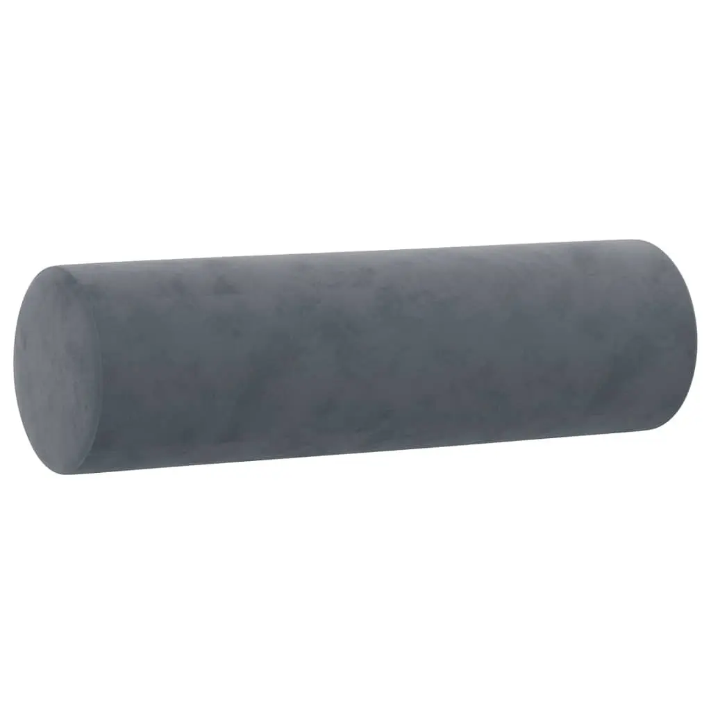 2 Piece Sofa Set Grey Velvet Couch Lounge Suite with Pillows Living Room
