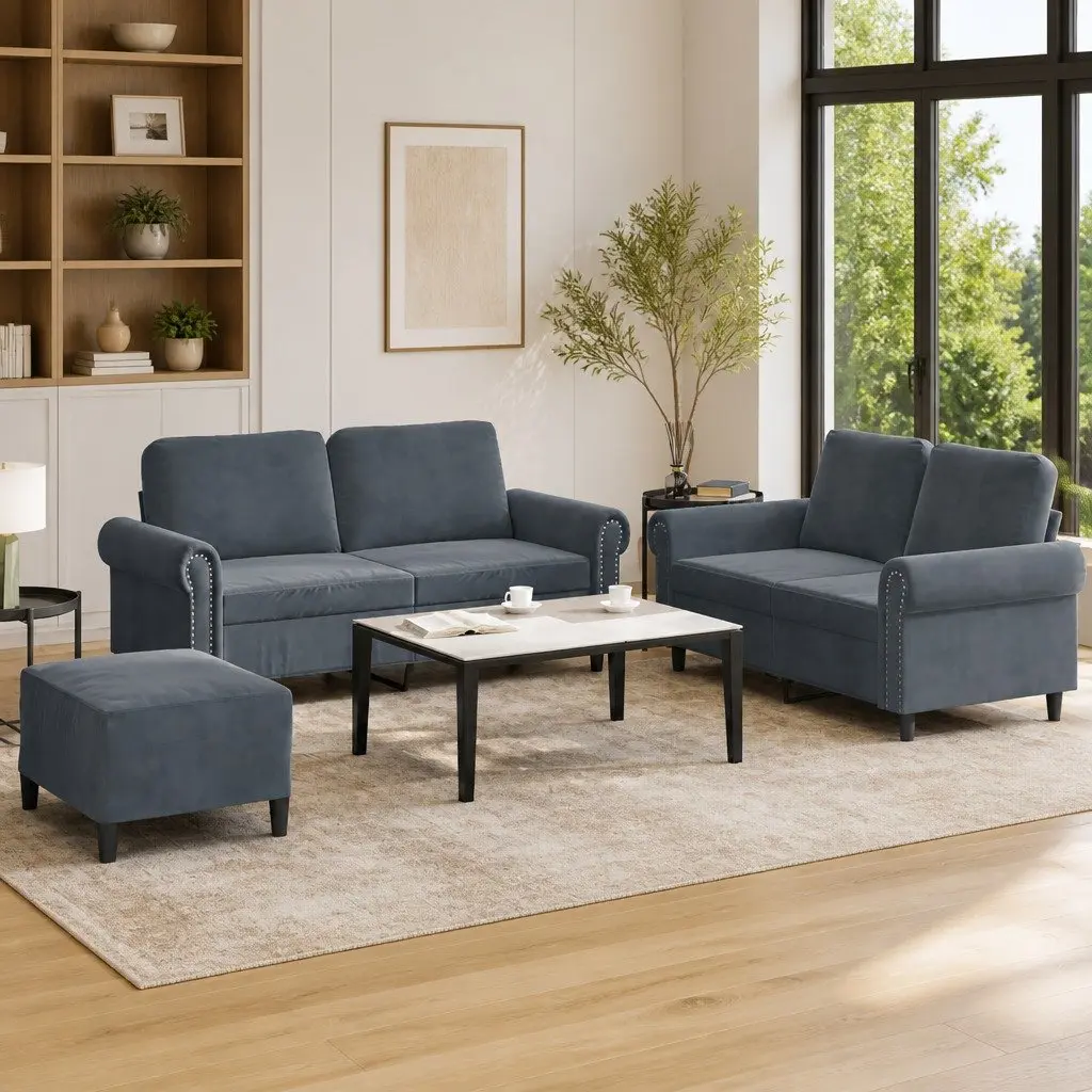 3 Piece Sofa Set for Living Room Use