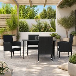 Versatile 5-Piece Garden Dining Set for Outdoor Use