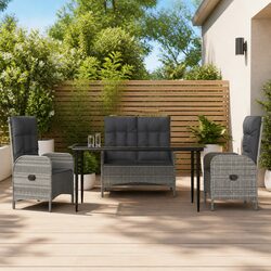 Functional 4-Piece Garden Dining Set for Your Patio