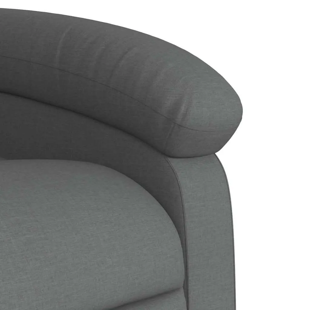 Grey Power Lift Massage Recliner Chair