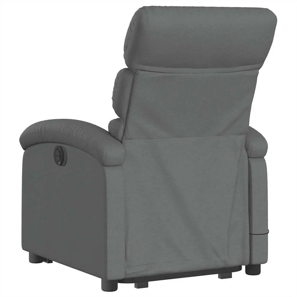Grey Power Lift Massage Recliner Chair
