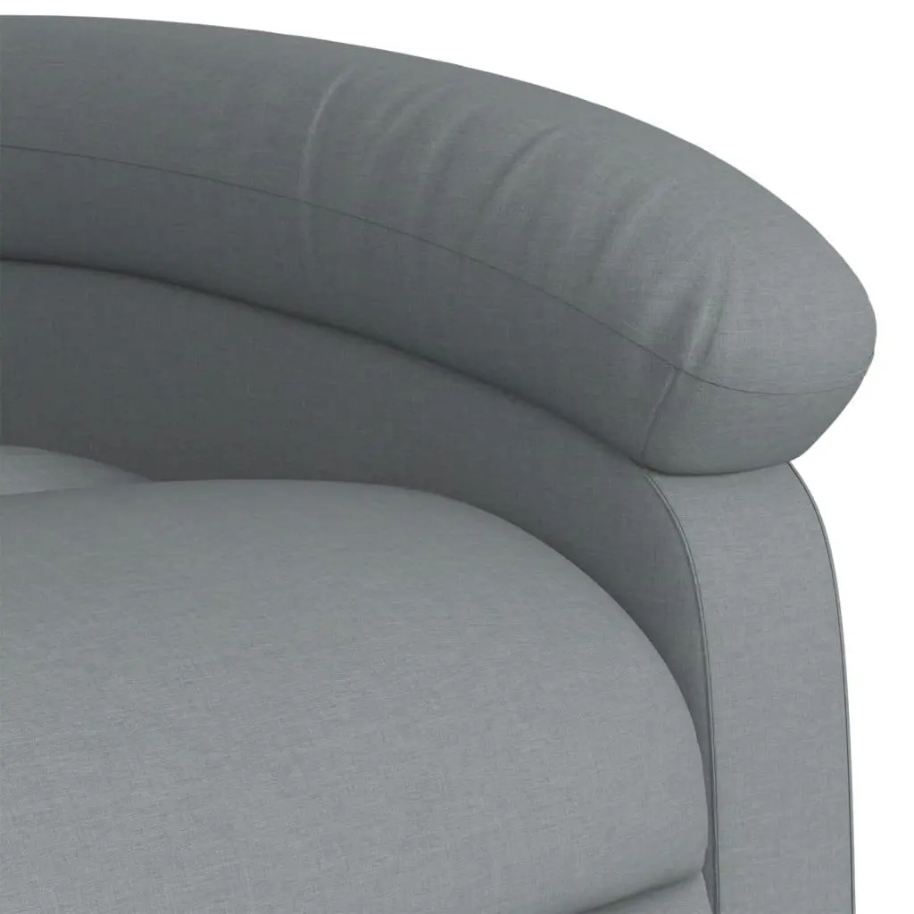 Electric Massage Recliner Chair Power Lift Fabric Grey