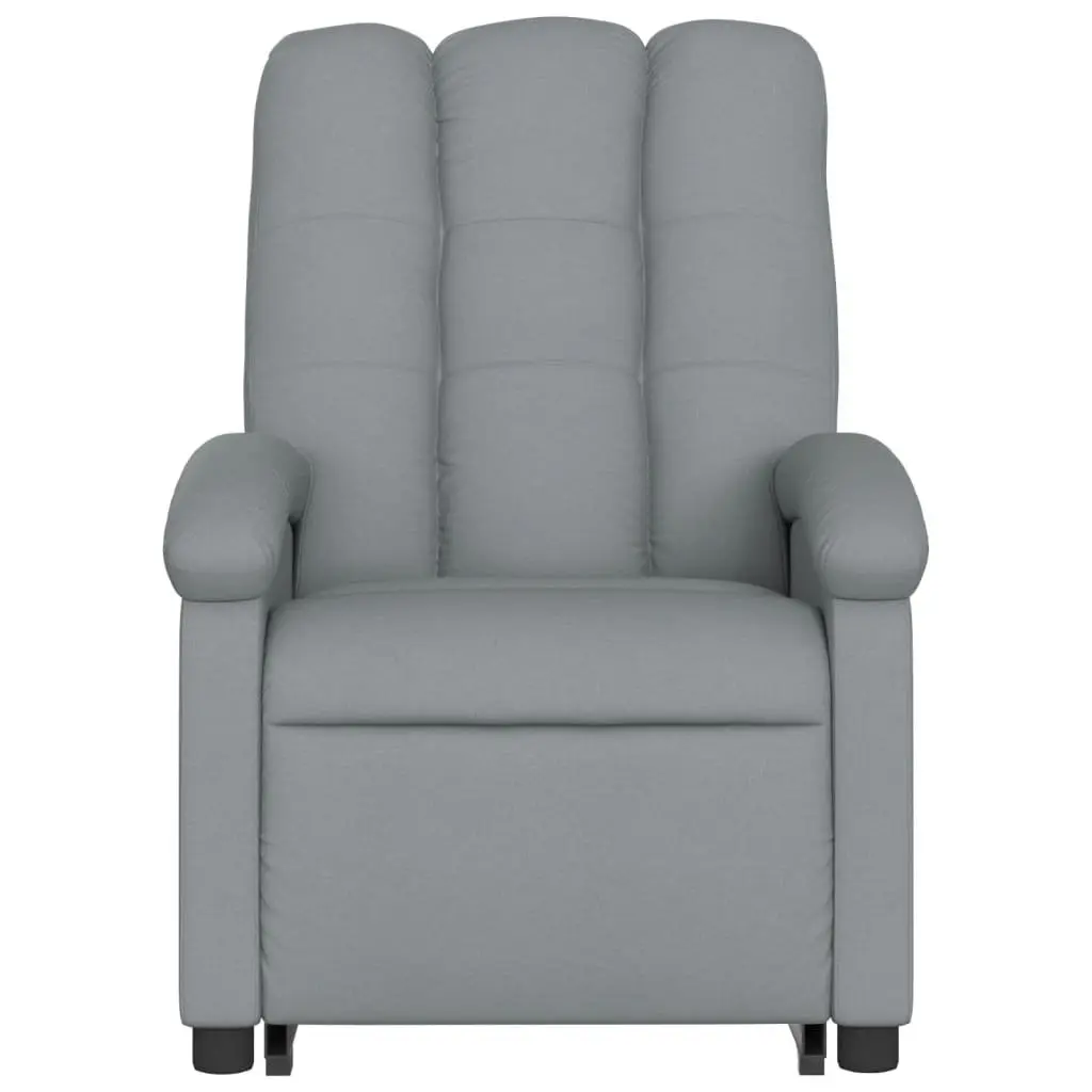 Electric Massage Recliner Chair Power Lift Fabric Grey