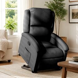 Practical Black Recliner Chair for Comfort and Support
