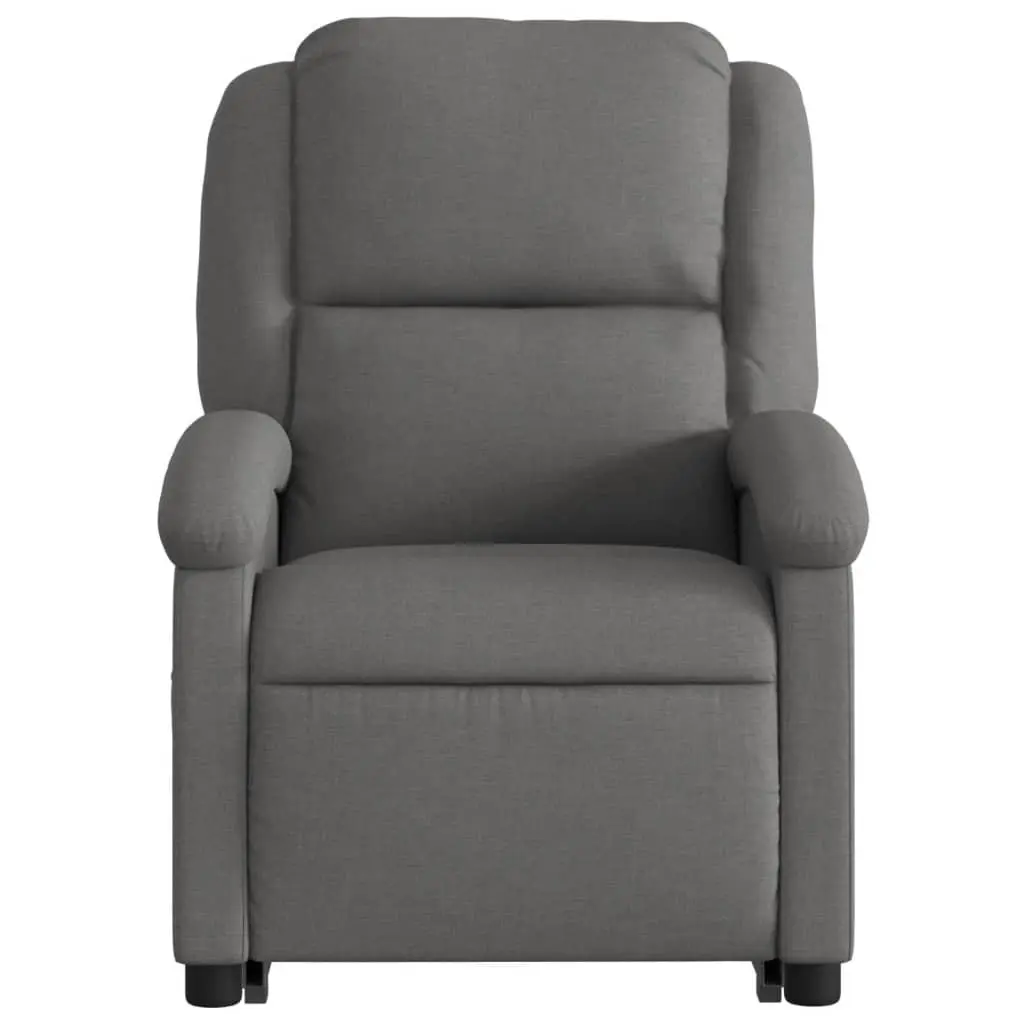 Electric Massage Recliner Chair Fabric Grey