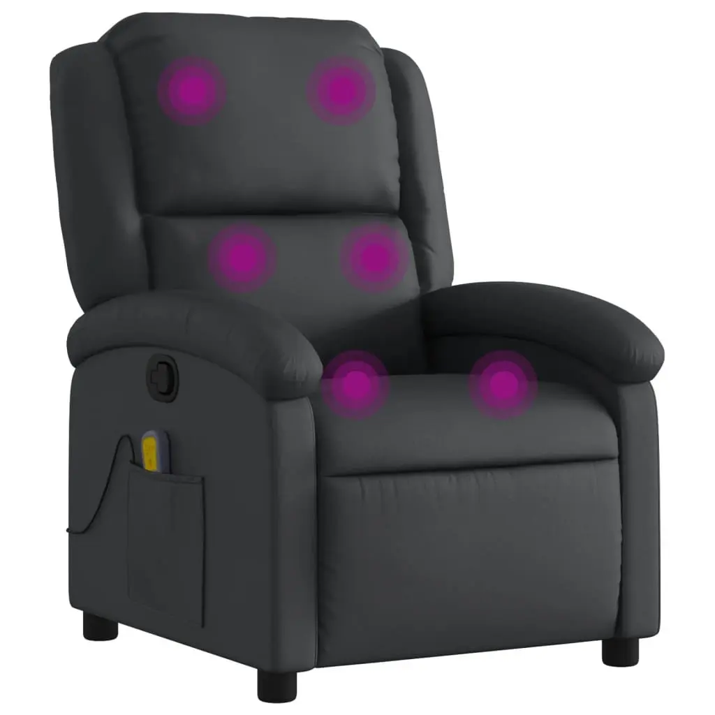 Black Massage Recliner Chair for Relaxation