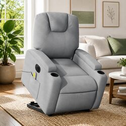 Practical Grey Recliner Chair for Daily Use