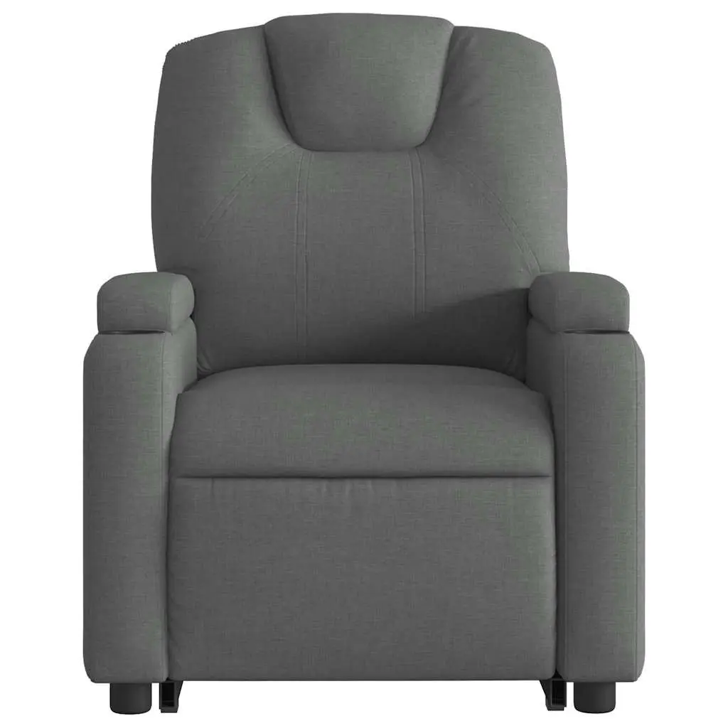 Electric Massage Recliner Chair Power Lift Fabric Grey