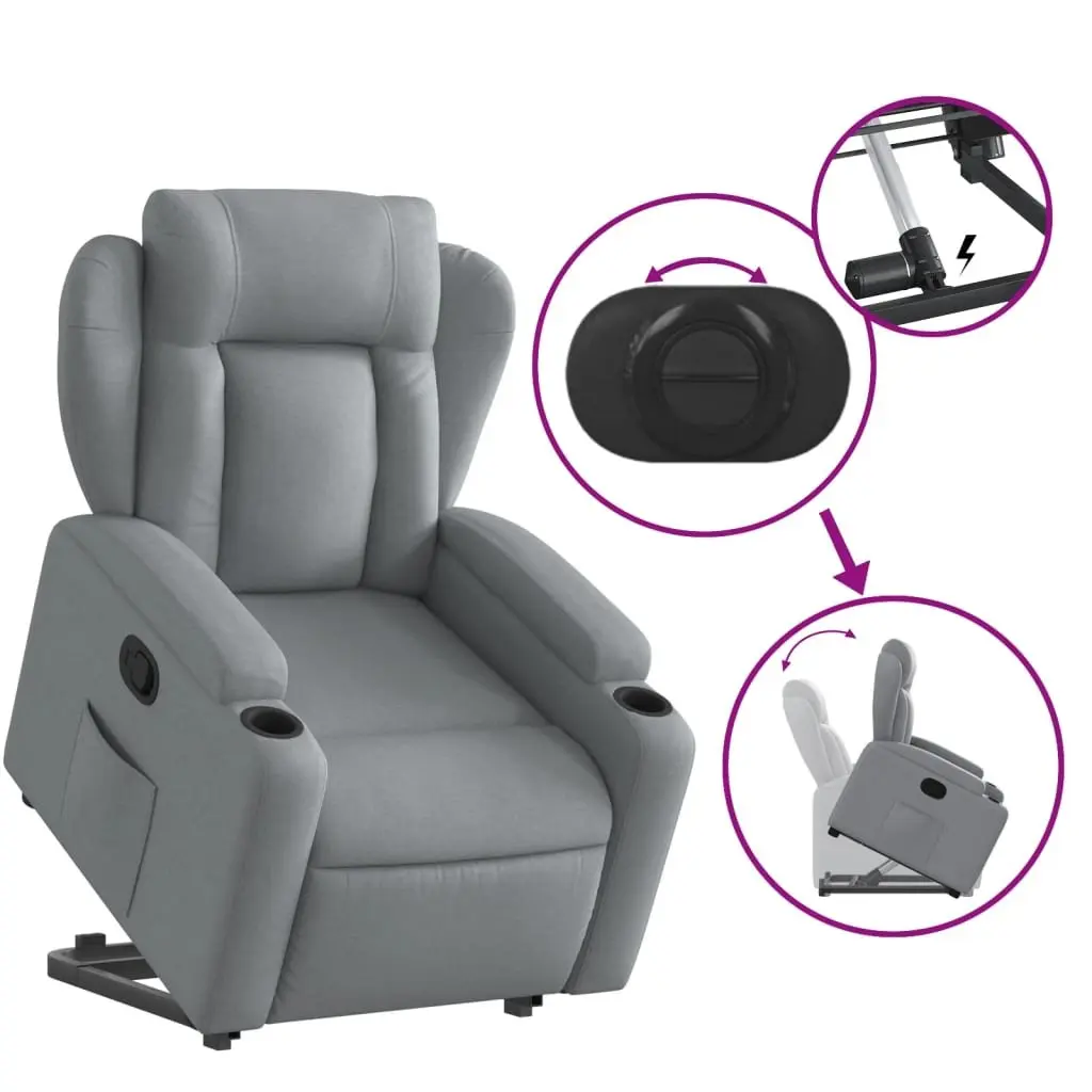 Grey Recliner Chair for Home Use