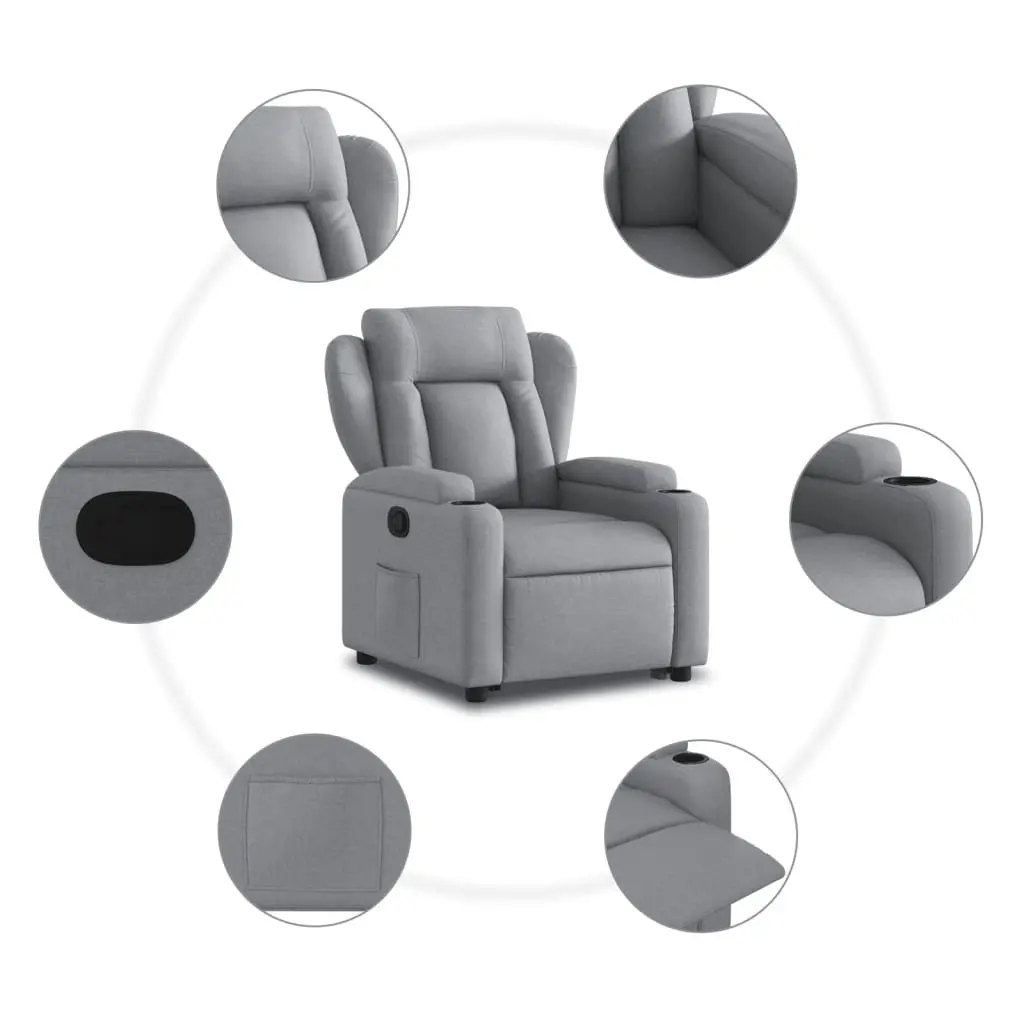 Grey Recliner Chair for Home Use