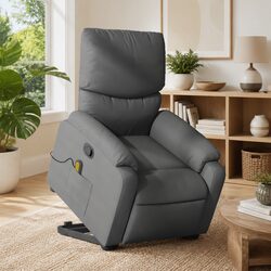 Functional Grey Recliner Chair for Everyday Use