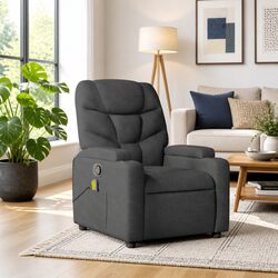 Functional Grey Recliner Chair for Everyday Use
