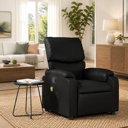 Versatile Black Massage Recliner for Any Room