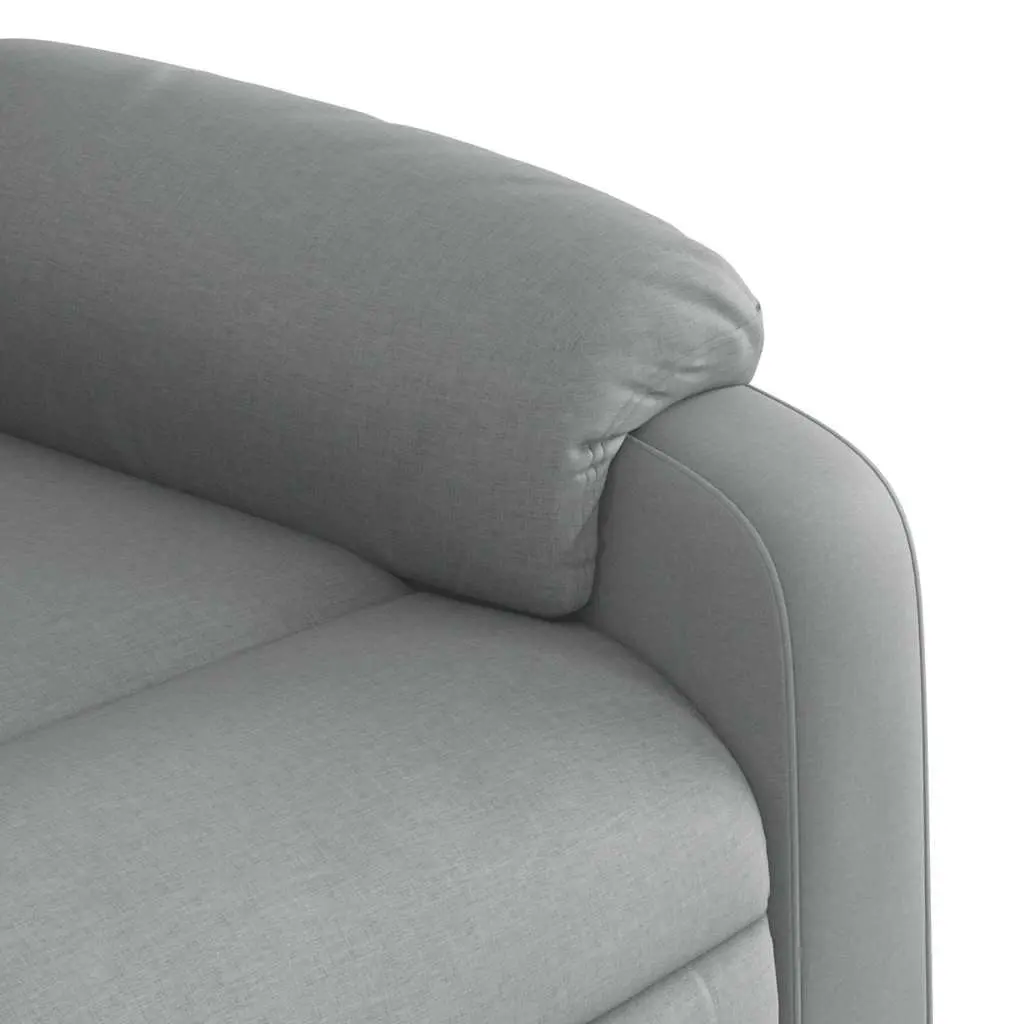 Light Grey Manual Recline Massage Chair for Home Use