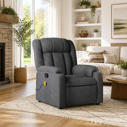 Functional Grey Massage Recliner for Home Use
