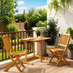 Versatile 3-Piece Garden Dining Set for Every Outdoor Space