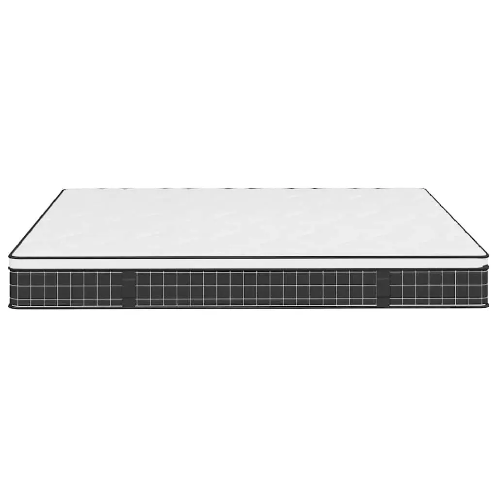 Bonnell Spring Mattress Medium Firm Support Bedroom Sleeping 183x203cm White