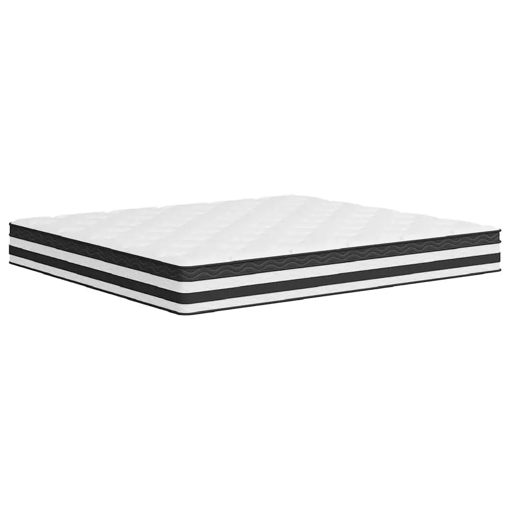 Pocket Spring Mattress King Size 183x203cm Medium Firmness 7 Zones Support