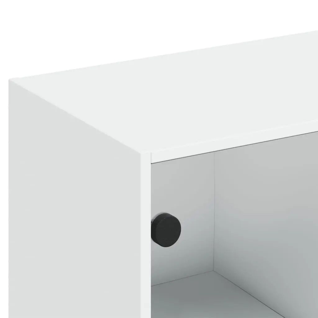 Bookcase Engineered Wood 136W x 37D x 142H cm White with Doors
