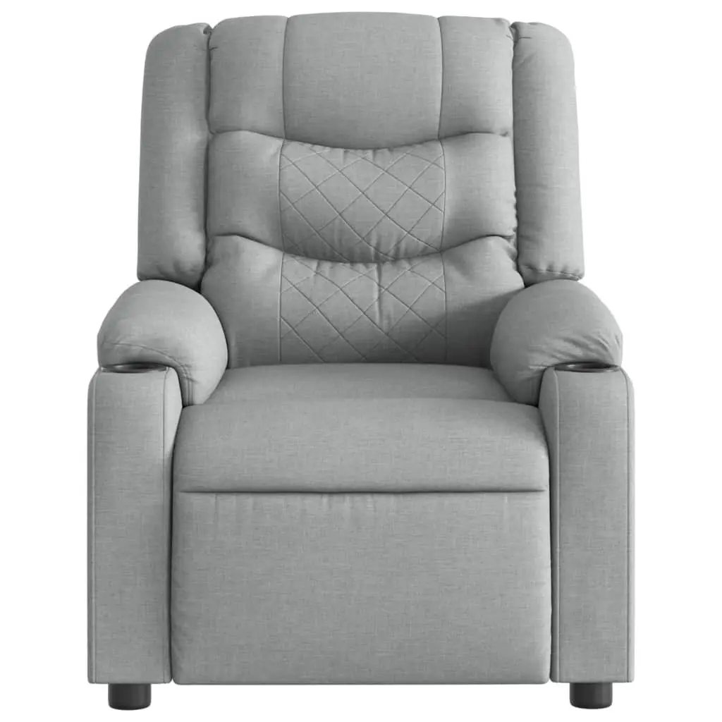 Grey Recliner Chair with Massage for Home Use