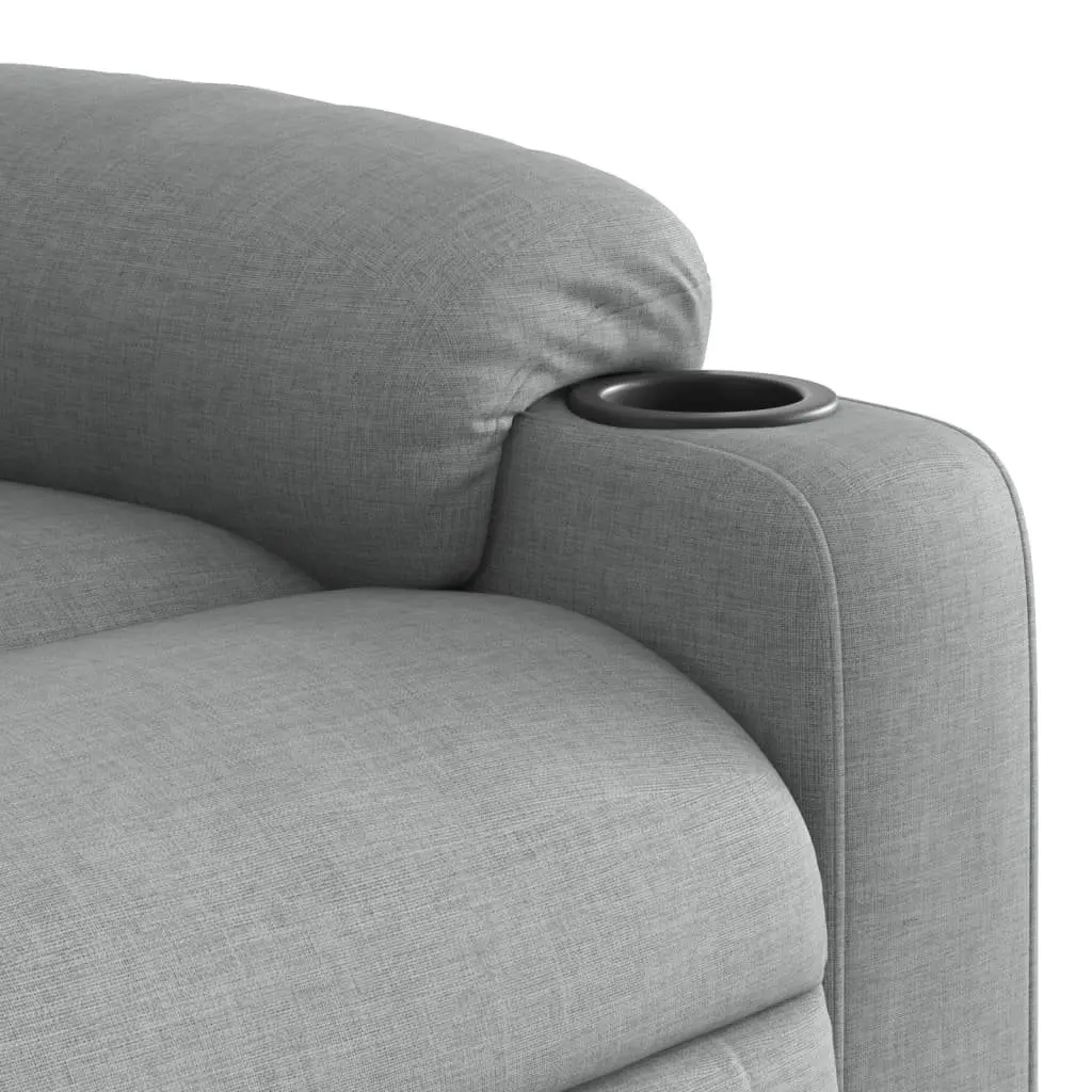 Grey Recliner Chair with Massage for Home Use