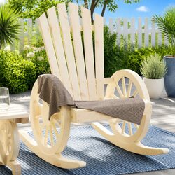 Practical Rocking Adirondack Chairs for Outdoor Living