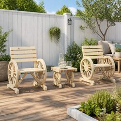Practical 3 Piece Garden Lounge Set for Any Home