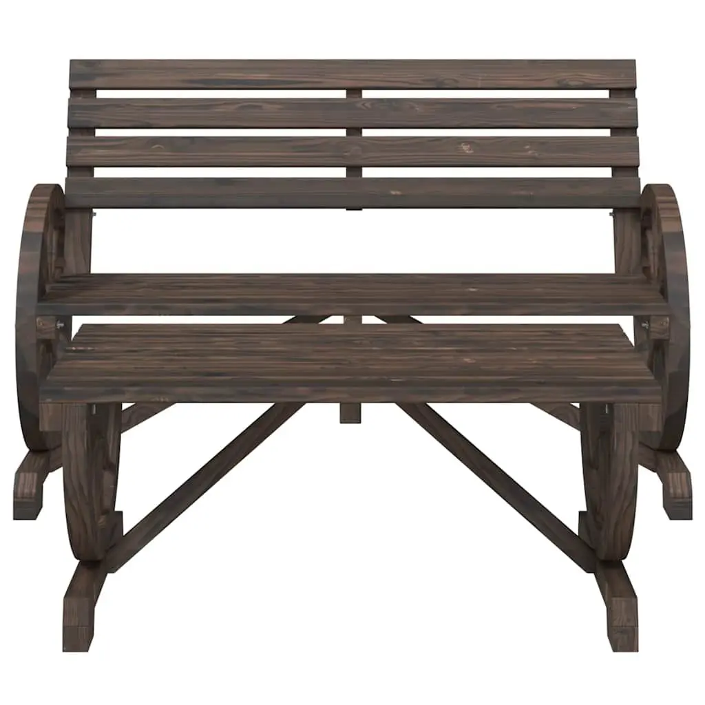 4 Piece Outdoor Garden Lounge Set Solid Fir Wood Adirondack Chairs Coffee Table