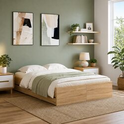 Practical Bed Frame with Drawers for Everyday Use