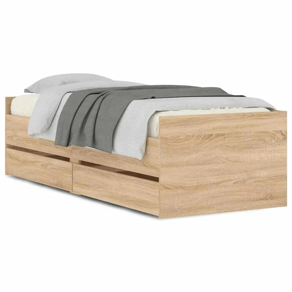 Bed Frame with Drawers for Organized Bedrooms